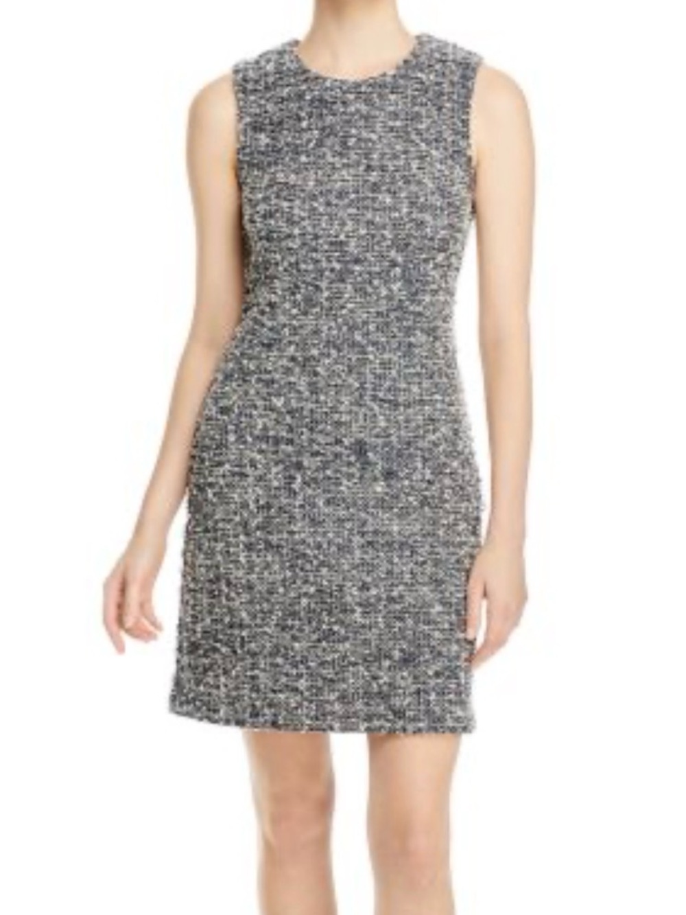 St. John Brown Knit Sheath Dress Size 2 | Luxury Designer Career Cocktail Dress